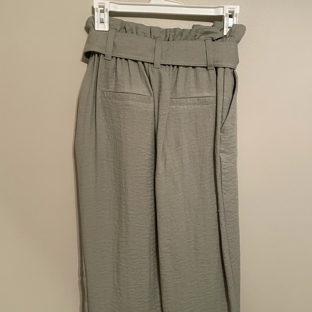 Women's High-Rise Paperbag Ankle Pants - A New Day - Picture 3 of 7